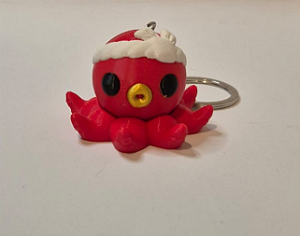 Chaveiro Takoiaki, Chaveiro de Polvo, Chaveiro fofinho com spinner