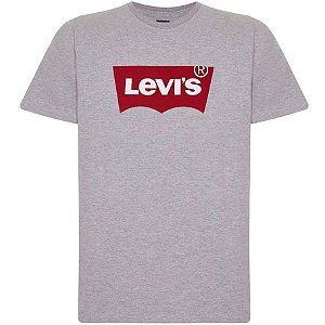 Camiseta Levi's Estampada masculina - Cinza Mescla Claro - LB0010025