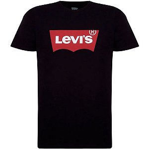 Camiseta Levi's Estampada masculina - Preta - LB0010024