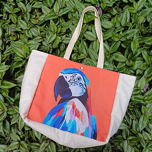 Ecobag Arara / laranja