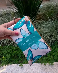 Bolsa de mão borboleta /azul
