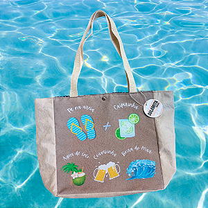 Ecobag Pé na areia