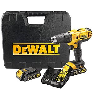 Parafusadeira/Furadeira Impacto 20v DCD776L2 DeWALT + Escariador DW 2730 e jogo de bits 16 peças DW2053