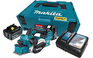 Plaina 82MM A bateria 18V DKP181RTJ - MAKITA