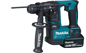 Martelo Perfurador Rotativo 17mm SDS Plus 2,1KG Com 2 Baterias e Carregador - DHR171RTJ - Makita