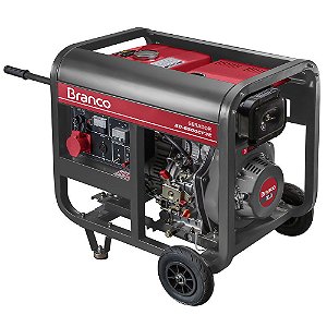 Gerador de Energia à Diesel BD 6500 5,0KVA 10CV Trifásico com Partida Elétrica - 90313703 - Branco