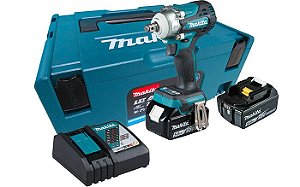 Chave de Impacto 1/2'' 2 Baterias Com Carregador MOD. - DTW300RTJ - MAKITA