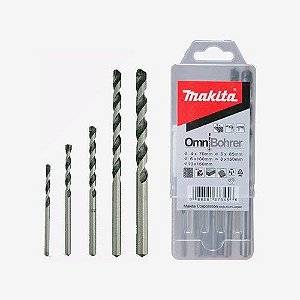 Broca Omnibohrer Multimaterial 4-10x70-150mm (5 Peças) - D-36712 - Makita