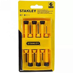 Chave de Fenda de Precisão Jogo com 6 Peças - 66-052  - STANLEY