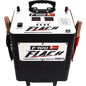 Carregador de Bateria Inteligente 127/220V 40 - F100-12/24 RNEW - Flash