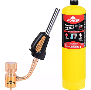 WORKER - MACARICO PORTATIL C/ CILINDRO DE GAS MAP PROLINE