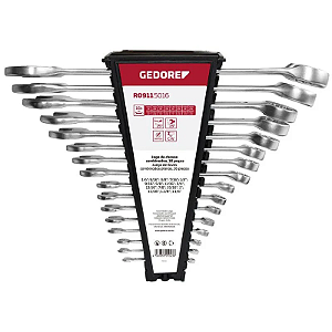 CHAVE COMBINADA 1/4-1POL (JG 13PCS) R09115013 - GEDORE