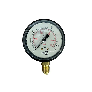Manômetro 1/4" 230PSI Vertical Com Glicerina 011.0127-0/AT SCHULZ