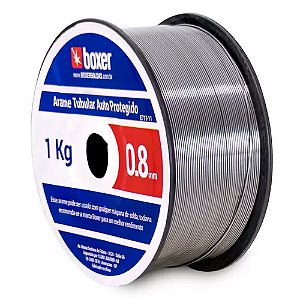 Solda Arame MIG 0,8MM 1KG Sem Gás Rolo - 1570003 BOXER