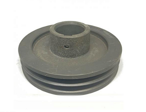 POLIA MOTORA D=136MM C/ 2 CANAIS 3V - PARAFUSO