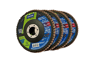 DISCO FLAP LIXA LAM. 4.1/2X7/8 POL. GR40 R801 - NORTON