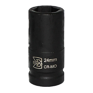 SOQUETE IMPACTO LONGO 3/4POL. 24MM (PRETO) - SIGMA