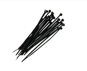 ABRACADEIRA NYLON PRETA 150X7,2 (C/ 50)