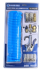 MANGUEIRA ESPIRAL PU 8 (KIT C/ 14PCS) 8 METROS - BREMEN