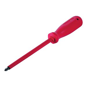 CHAVE DE FENDA CRUZADA ISOLADA 160NR-3/16X6 PH1 - GEDORE
