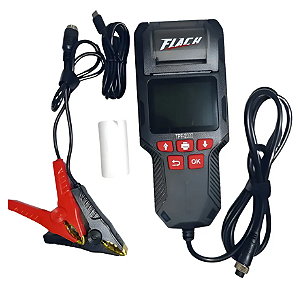 TESTADOR DE BATERIA COM IMPRESSORA 5A  12/24V DIGITAL - FLAC