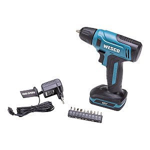 PARAFUSAD/FURADEIRA IMP. 10MM 12V 1BAT/CAR WESCO