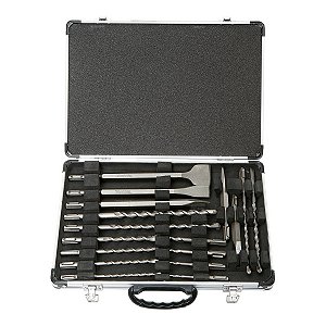 KIT DE BROCAS E CINZEIS SDS-PLUS C/MALETA 17 - MAKITA