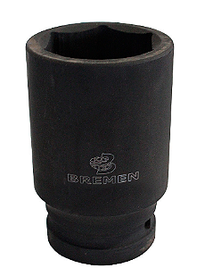 SOQUETE IMPACTO LONGO SEXT 1POL. 33MM (PRETO) - BREMEN