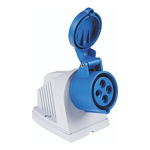 TOMADA SOBREPOR INDUST. 3P+T 32A 220-250 TRAMONTINA
