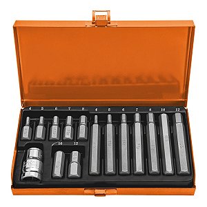 JOGO DE PONTEIRAS INTERCAMB HEX C/15PCS 46000/403 TRAMONTINA