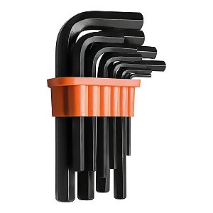 JOGO DE CHAVE HEX. ALLEN 3-14M C/10PCS 44400/210 TRAMONTINA