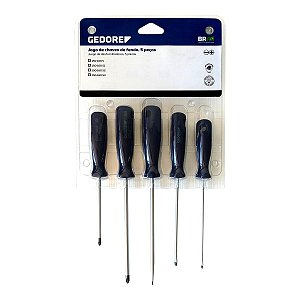 GEDORE - CHAVE DE FENDA SIMPLES E CRUZ  150-160S (JG)