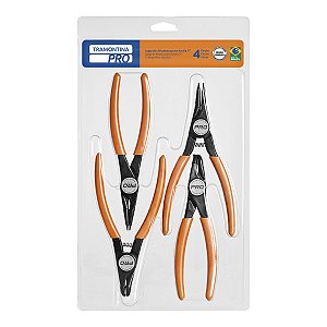 JOGO ALICATES P/ANEIS 4 PCS TRAMONTINA
