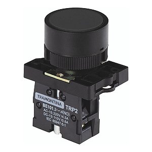 BOTAO DE IMPULSO TRAMONTINA TRP2-EA21 1NA PRETO COM BASE DE
