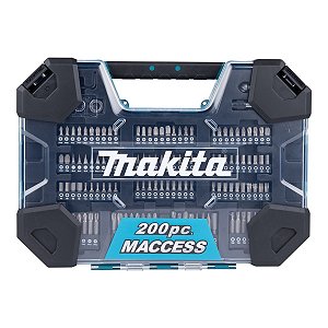 KIT DE ACESSORIOS MACCESSCOM 200 ITENS MAKITA