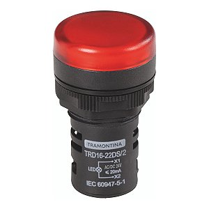 SINALIZADOR TRAMONTINA TRD16-22DS/2 24 V VERMELHO