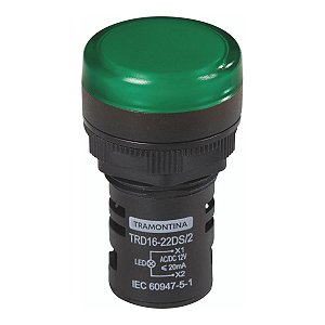 SINALIZADOR TRAMONTINA TRD16-22DS/2 12 V VERDE