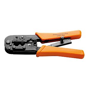 ALICATE CRIMPADOR RJ11, RJ12 E RJ45 TRAMONTINA PRO