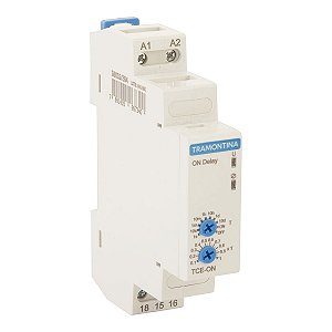 RELE TEMPORIZADOR ON DELAY 24-240 V 0,1S A 10D  TRAMONTINA
