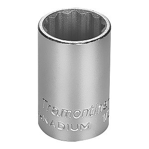 SOQUETE ESTRIADO  1/2X17MM TRAMONTINA PRO