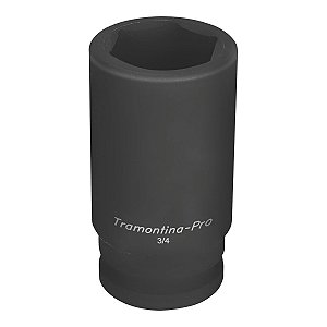 SOQUETE IMPAC LONGO SEXT 3/4X32MM TRAMONTINA PRO