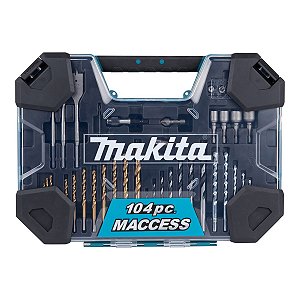 KIT DE ACESSORIOS MACCESSCOM 104 ITENS MAKITA