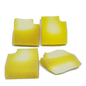 SCHULZ - ESPUMA FILTRANTE D=40X47MM (C/ 4 UNIDADES)