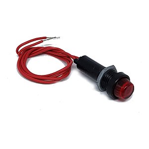 PARAFUSO - SINALIZADOR NEON 220V COR VERMELHA