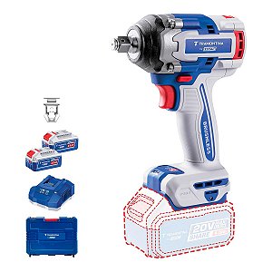 CHAVE DE IMPACTO 1/2 20V 2BAT/CAR 500N.M TRAMONTINA