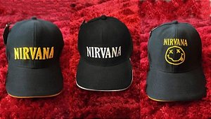 Boné Nirvana Logo Básico