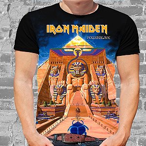 Camisa Sublimação Iron Maiden - Powerslave