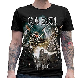 Camisa  - Iced Earth - Dystopia - P