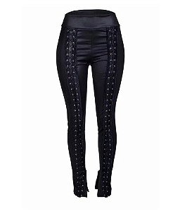 Calça Cirrê Ilhós Amarração - IMPERIUM ROCK