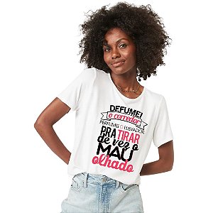 T-SHIRT CROOPED BRANCA TÁ PERDOADO!